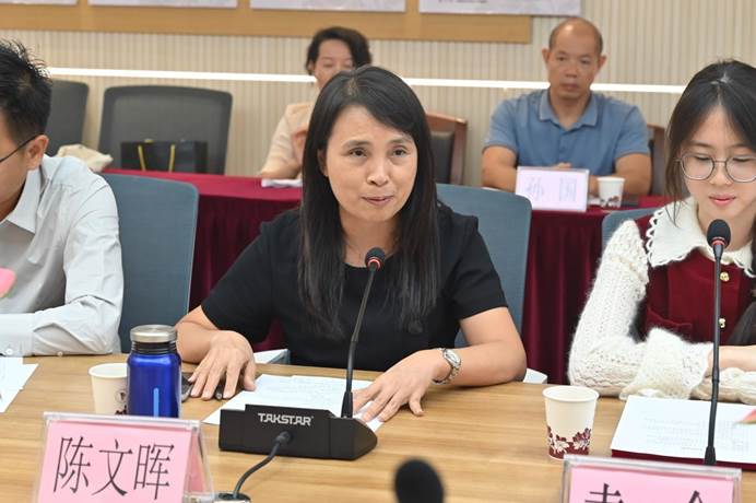 广州市财经商贸职业学校党委副书记、纪委书记陈文晖